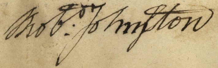 Dr. Johnston's signature