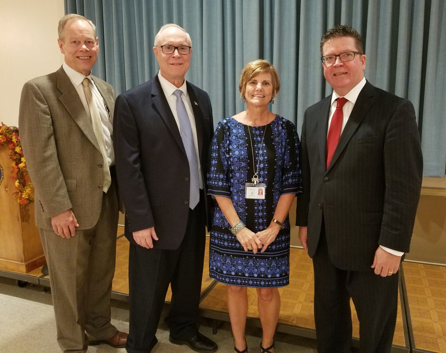 35 Years of Service Pictured above (left to right): Commissioner Bob Ziobrowski, Commissioner Bob Thomas, Lucinda (Sue) Grove, Commissioner Chairman Dave Keller