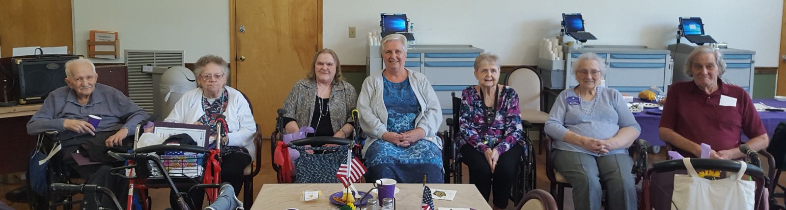 June 20, 2018  Chambersburg, PA  The Franklin County Area Agency on Aging conducts Pennsylvanias Empowered Expert Residents (PEER) training sessions at Michaux Manor Living Center located in Fayetteville, PA.  The PEER program encourages a partnership between residents and facility staff to work together to solve concerns before they become more intense problems.  Were so pleased to have the participation of Michaux Manors residents and the support of its staff.  The PEER program helps to ensure the health, safety and well-being of our older residents, said Dave Keller, Chairman, Franklin County Board of Commissioners.  The PEER program trains resident advocates to work with facilities, staff, and residents to enhance quality of care and quality of life for their peers.  The program was initiated in 2002 by the Pennsylvania State Long-Term Care Ombudsmans Office in an effort to assist long-term care residents in volunteering their time and expertise to self-advocate issues that will resonate for their peers.  Program participants attend five two-hour training sessions which include topics such as The Focus is on YOU, Building Self-Resolution Skills, and PEER the Skys the Limit.  There is also a two-hour session for facility staff to orient them to the PEER concept.  Following the completion of the training sessions, PEER participants have a graduation ceremony to celebrate completion of the program.  The PEERs are awarded with a certificate, a starfish pin, a door sign, and a badge.  On June 14, 2018, seven participants graduated from the PEER Program at Michaux Manor Living Center. PEER Program graduates, from left to right: John Feiser, Debbie Jo Freeman, Elaine L. Piper, Mary Jane Hensen, Carole Downing, Ann Benshoff, Parker H. Moore 