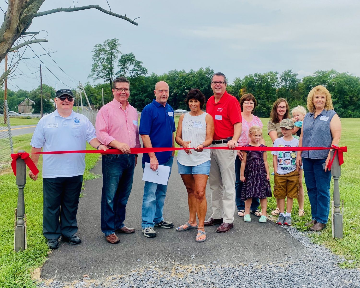 Photo credit: Tuscarora Area Chamber of Commerce Walking Trail Ribbon Cutting on August 17, 2020