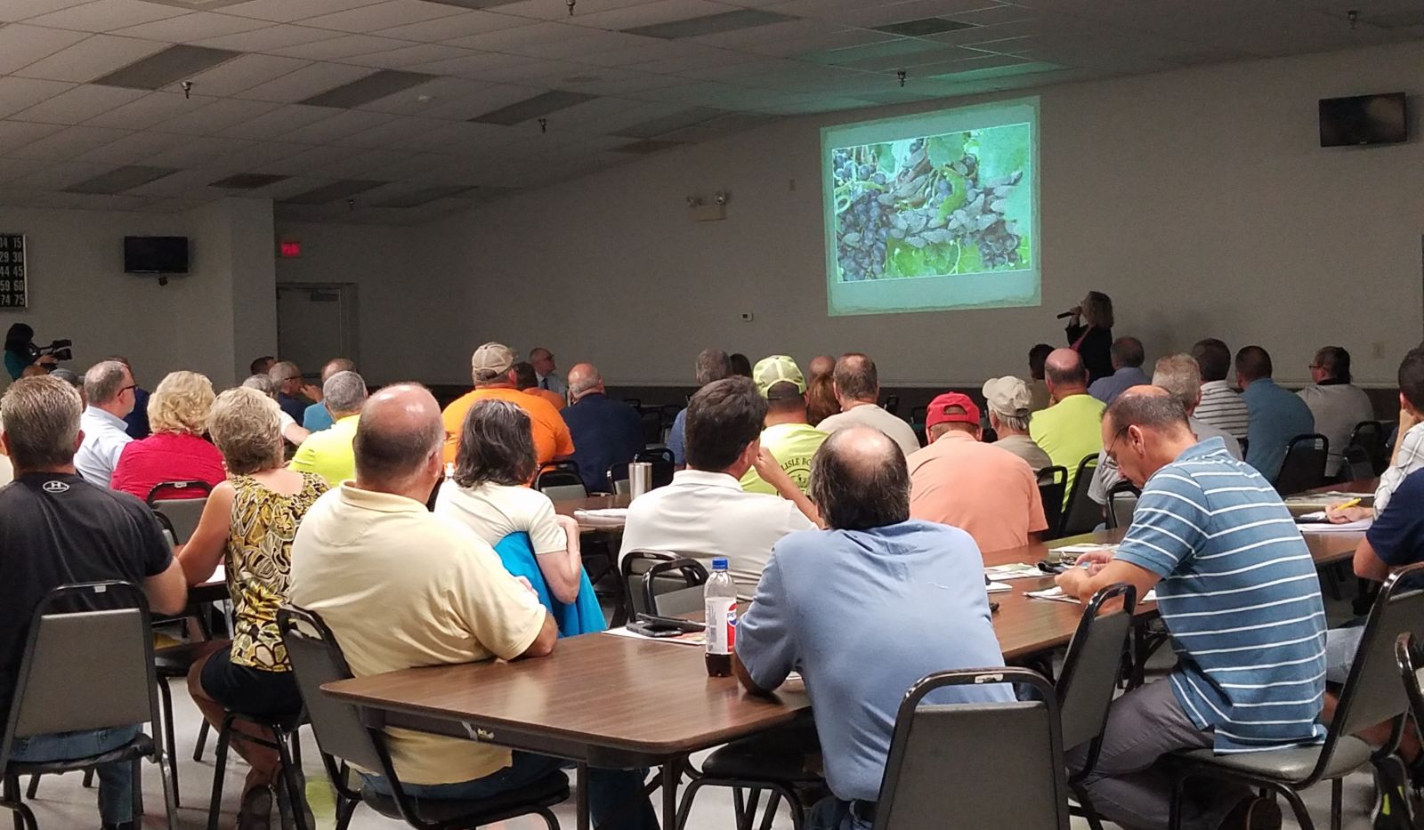 Municipal representatives from Cumberland and Franklin Counties attend an informational session on poison hemlock and spotted lanternfly.