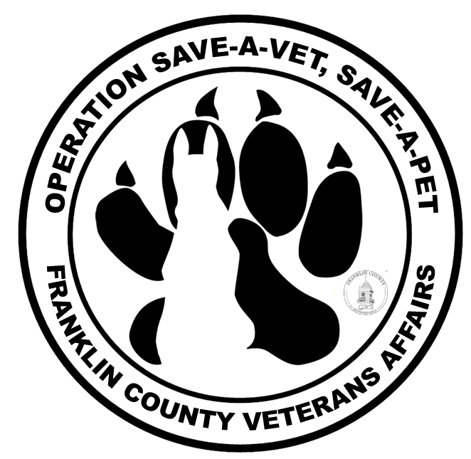 Save a vet, save a pet seal