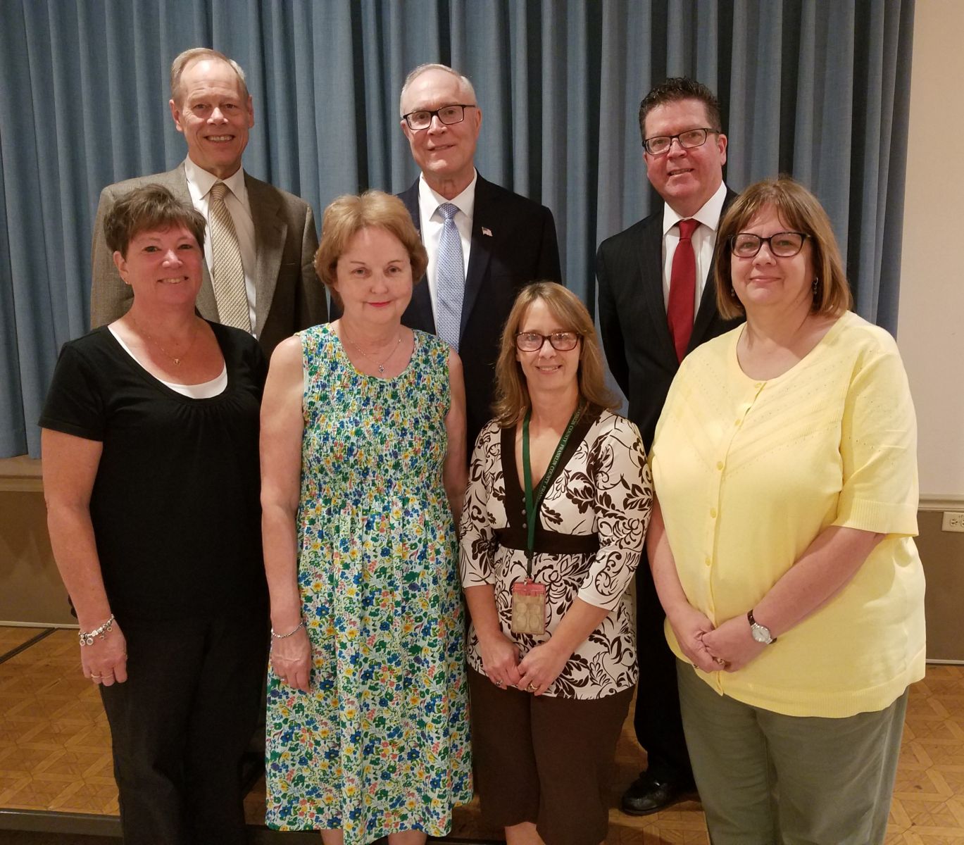 25 Years of Service Pictured above (left to right): top row- Commissioner Bob Ziobrowski, Commissioner Bob Thomas, Commissioner Chairman Dave Keller; bottom row- Vonda Shatzer, Martha Burkholder, Kristi Yeingst,  Debora Wishard