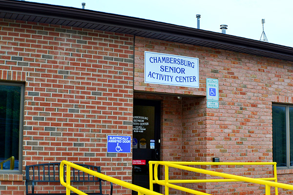 Exterior of the Chambersburg Senior Center