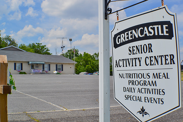 Greencastle senior center Sign nutrious meal program daily activities special events