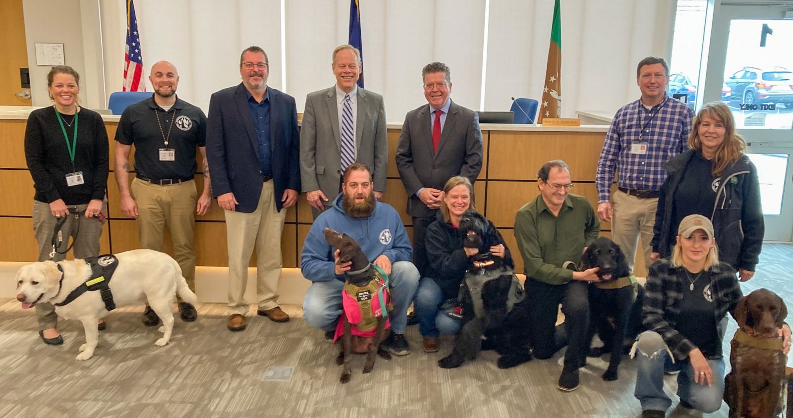 Franklin County Service Dog Program For Veterans Graduates Four New Teams