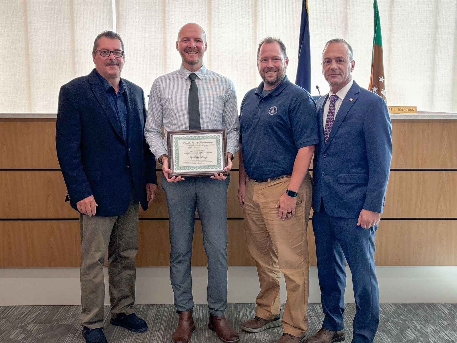 Long Named Franklin County’s August Employee Of The Month