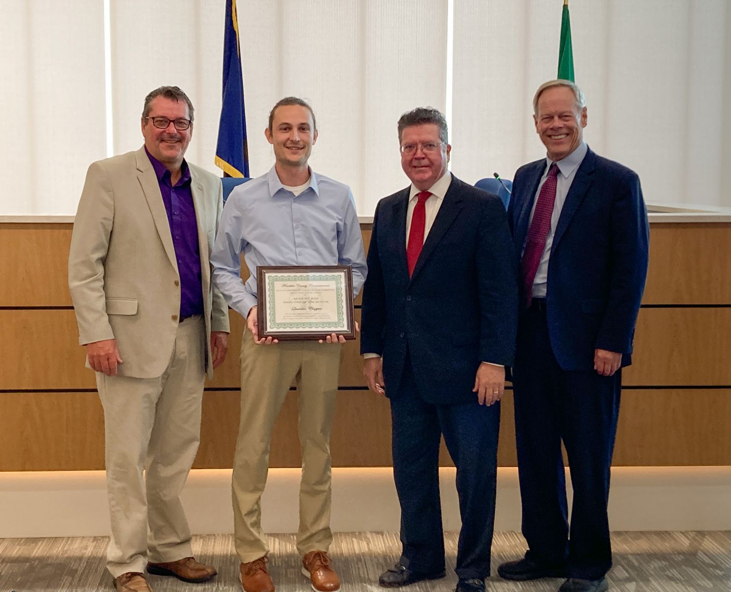 Clapper Named Franklin County’s August Employee Of The Month