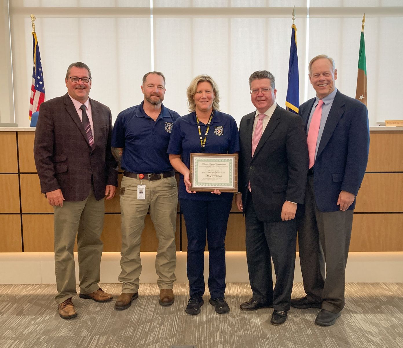 Seville Named Franklin County’s October Employee Of The Month