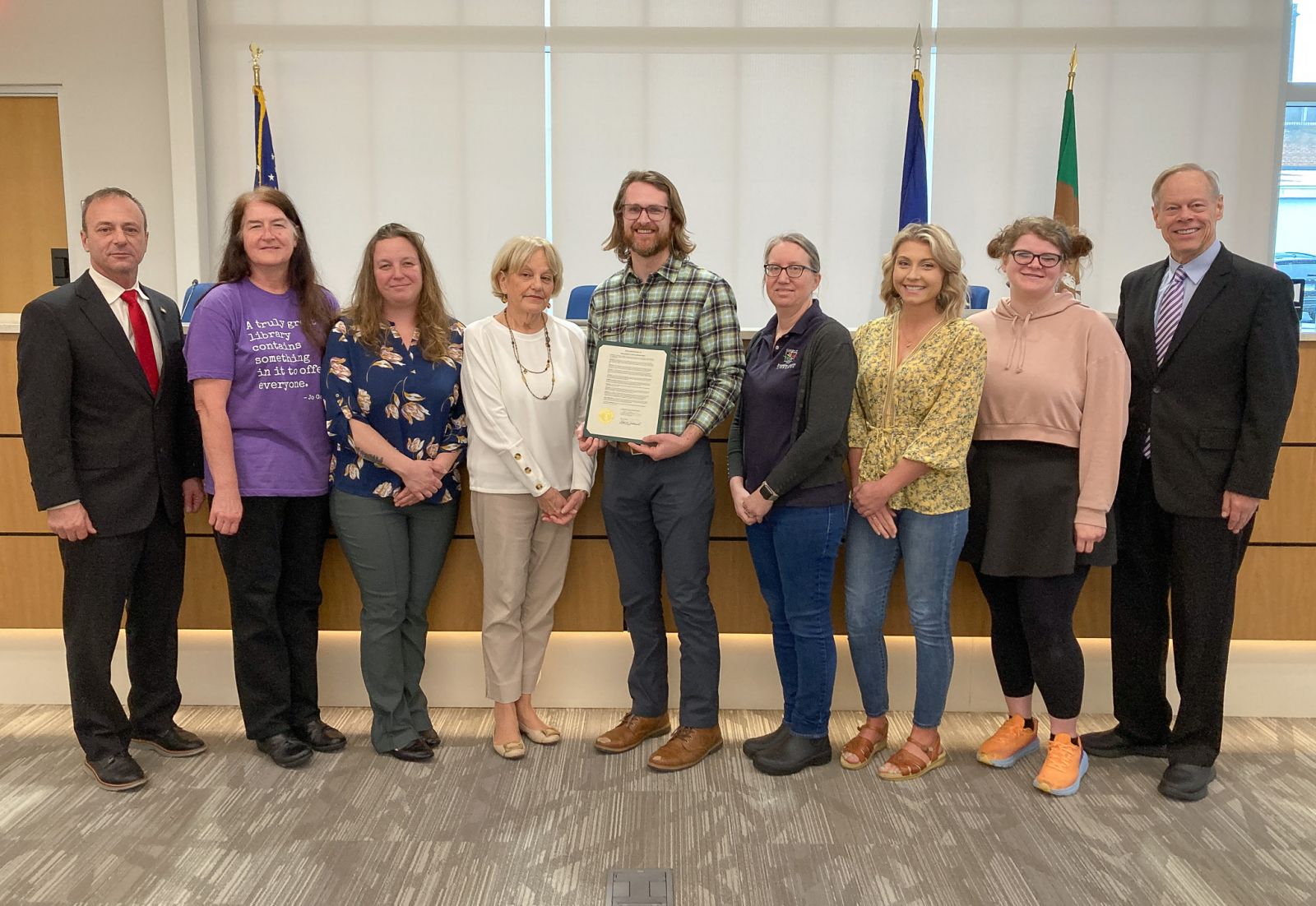 Commissioners Recognize Public Library Week