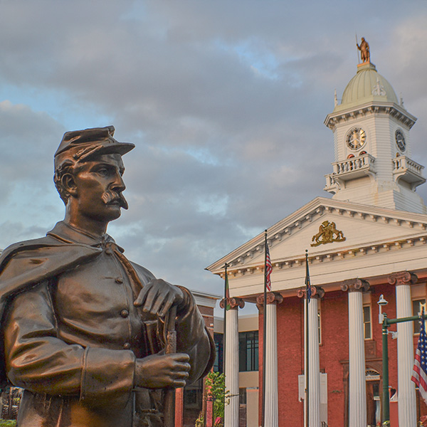 Statue of a soldier