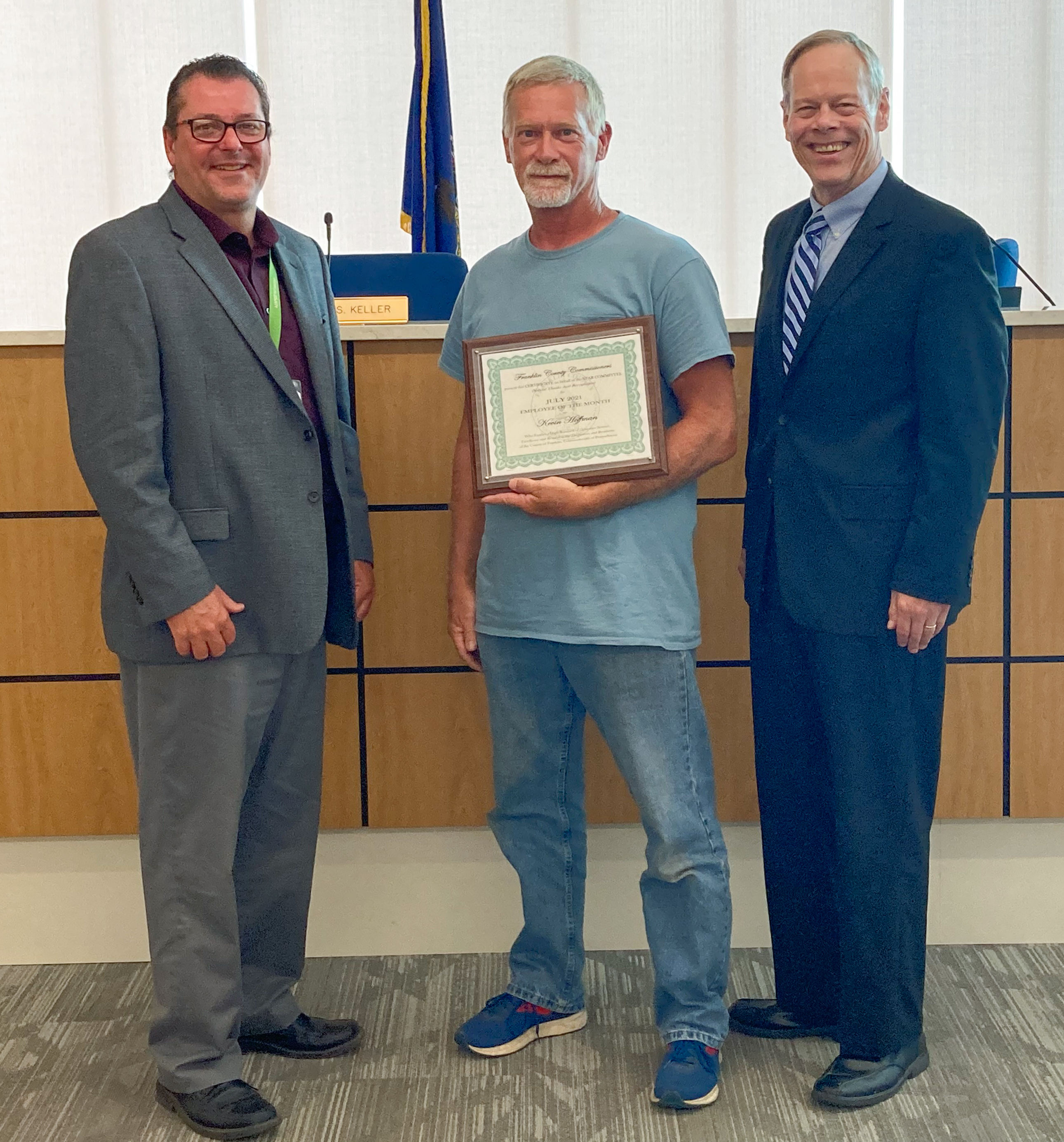 Franklin County Employee of the Month July 2021